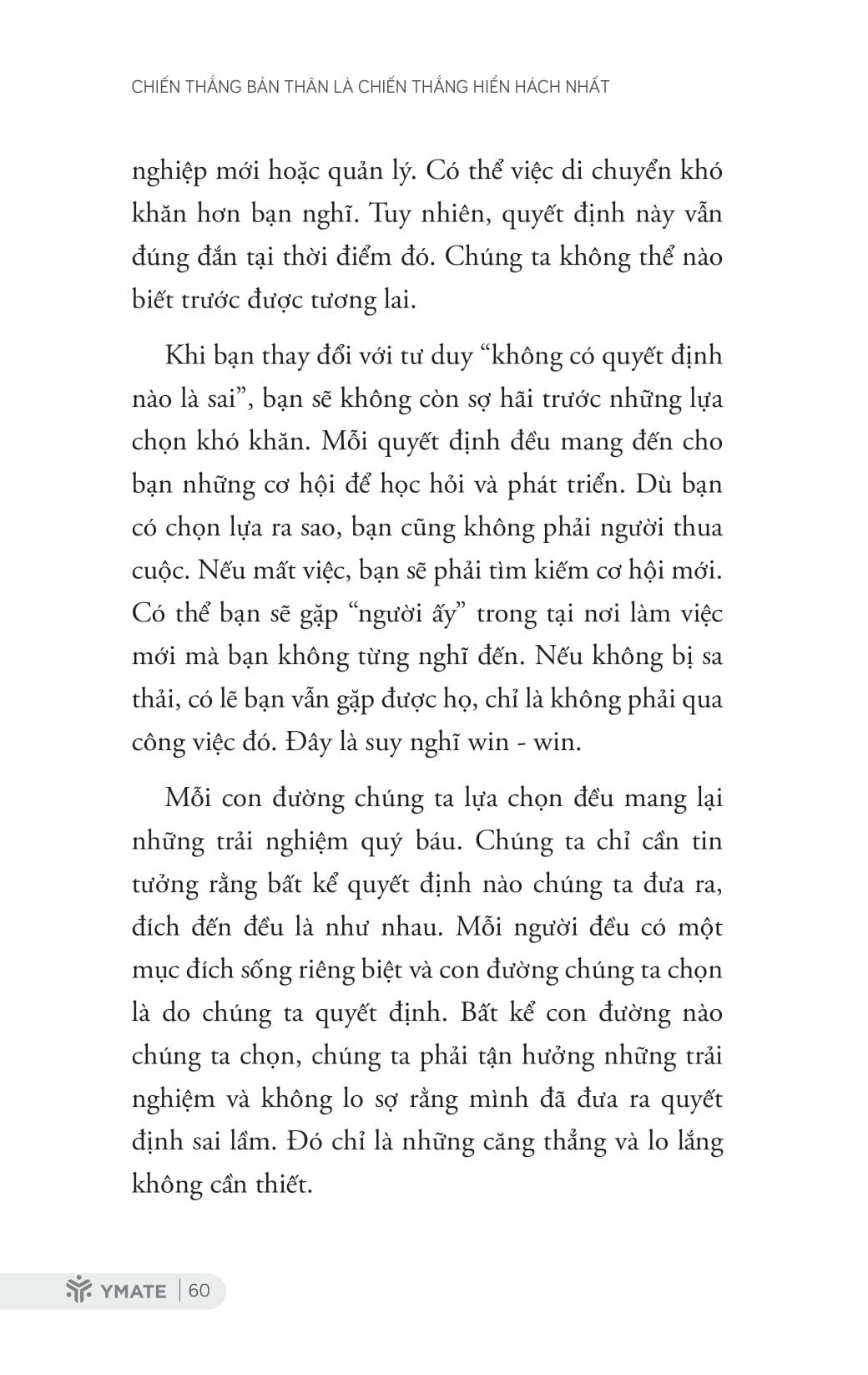 Sách - Chiến Thắng Bản Thân Là Chiến Thắng Hiển Hách Nhất