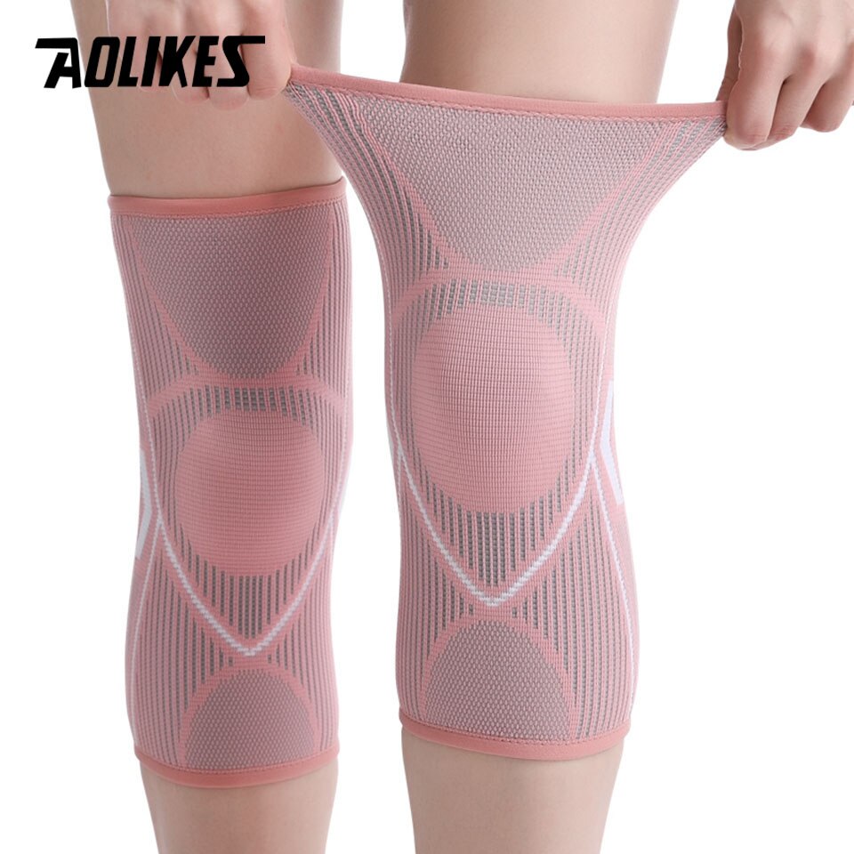 Bó Gối Thể Thao AOLIKES 7728 - Hỗ Trợ Khớp Gối, Giảm Đau Khi Chạy Bộ, Đạp Xe, Tập Gym