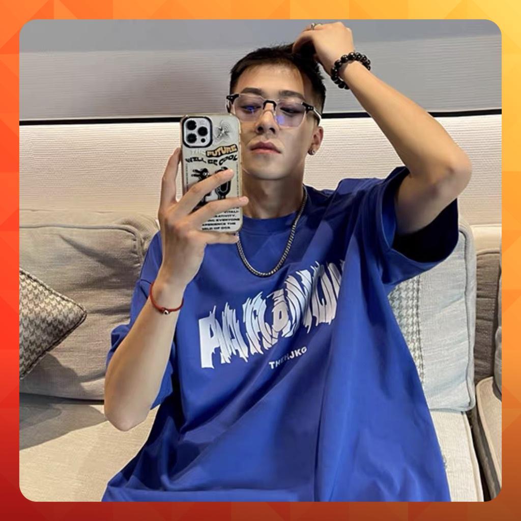 Áo thun tay lỡ form rộng họa tiết in PARANOID - phông ulzzang unisex nam nữ đều mặc được