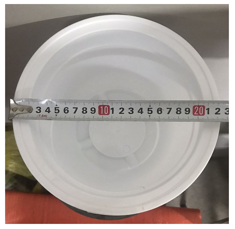 3 Chậu Nhựa Trắng Trơn A250x170 Hình Tròn Kích Thước 23x13 cm
