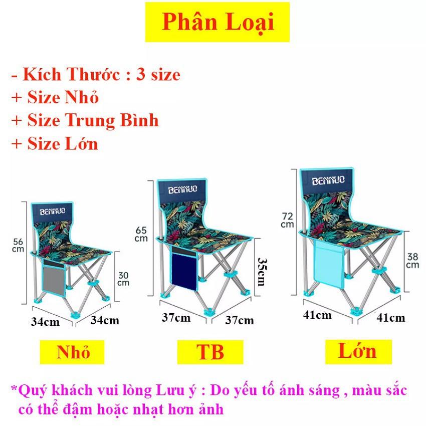 Ghế Xếp, Ghế Câu Cá Bích Kỉ Gấp Gọn Mini Bỏ Túi Dễ Dàng Mang Đi Dã Ngoại - SANAMI FISHING