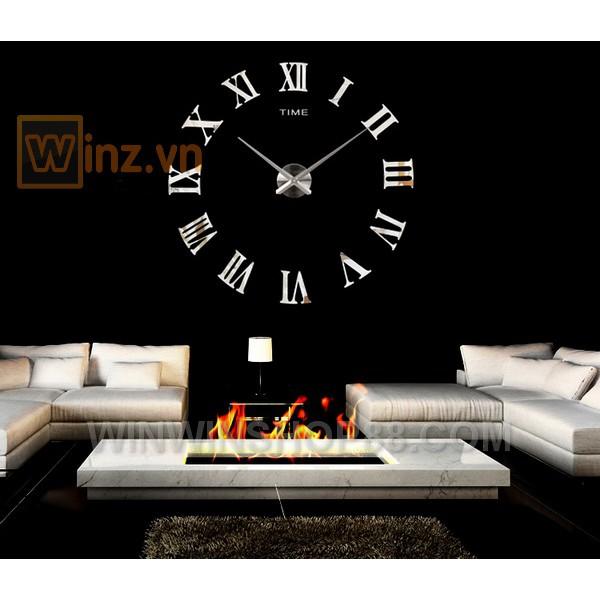 Đồng hồ dán tường số La Mã V.2 - Winz.vn