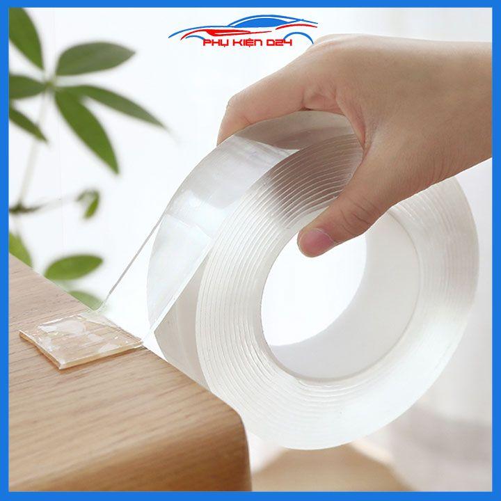 Băng dính ma thuật 1 mặt siêu dính - Băng dính đa năng thông minh dài 3 mét rộng 2cm