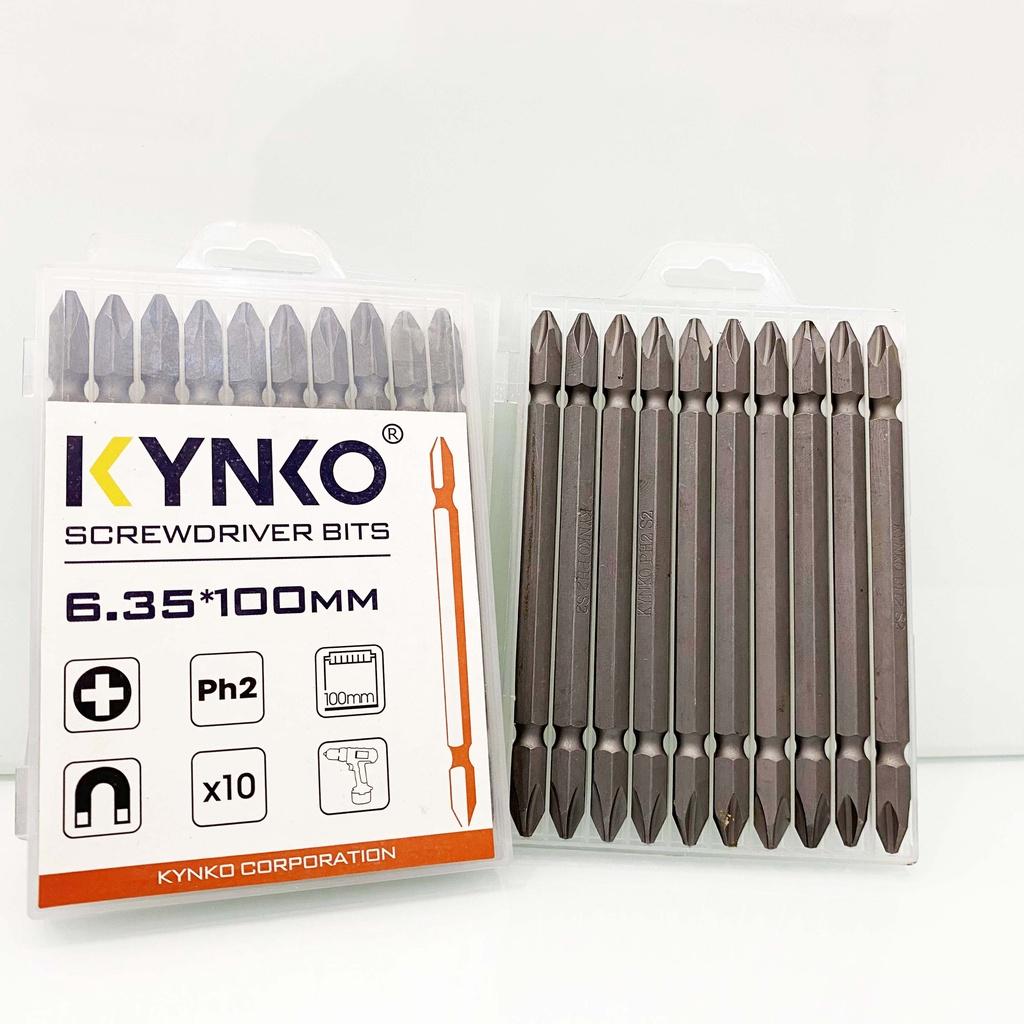 Mũi vít 2 đầu PH2  chiều dài 110mm CHÍNH HÃNG KYNKO MVKM2XPH2 -110-V10