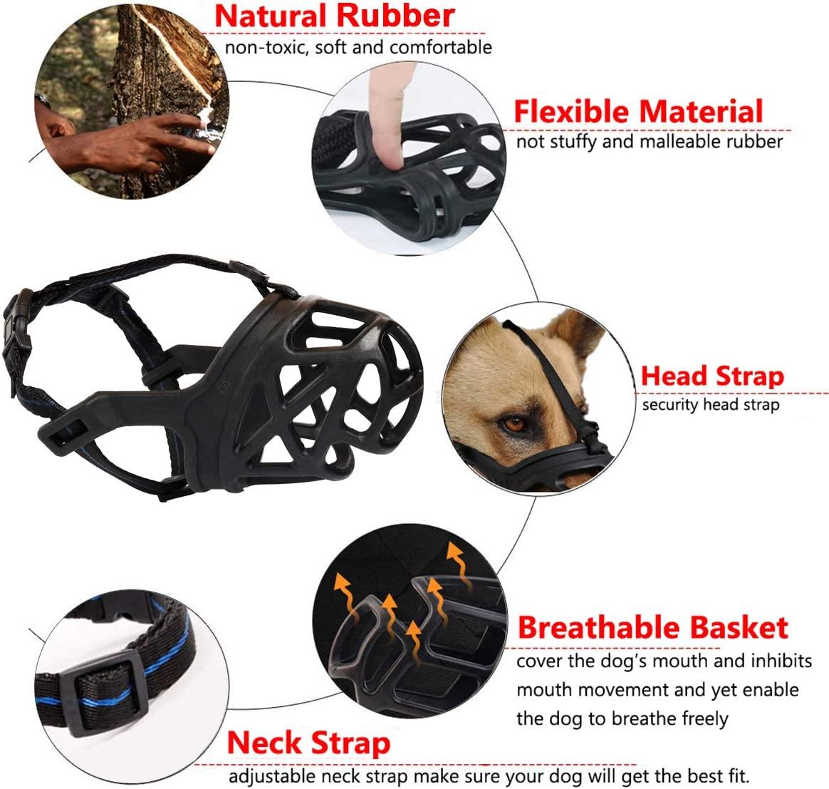 Rọ mõm chó Rọ mõm bóng rổ thoáng khí, L