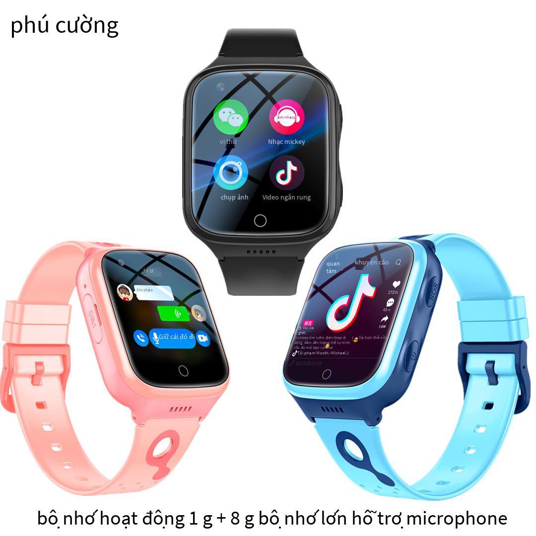 Ưu đãi đặc biệt WeChat rung 4G đầy đủ Netcom điện thoại thông minh trẻ em xem video định vị học sinh tiểu học thiên tài thanh toán A69