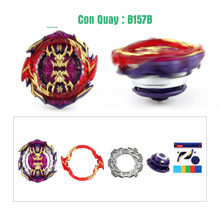 Đồ Chơi Con Quay B157 Kèm Quay Tay | Con Quay BEYBLADE B163