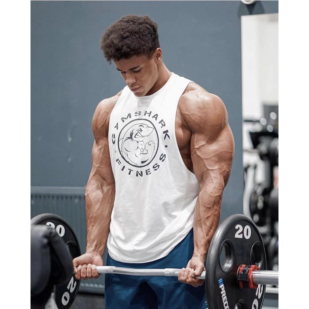 Áo tankop gymshark nam, áo ba lỗ tập gym nam