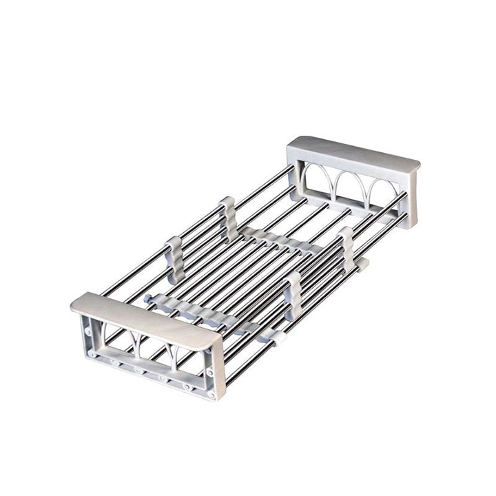 Khay inox kê bồn rửa chén co giãn