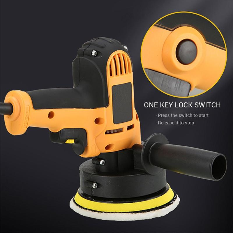 Máy đánh bóng ô tô điện 220V Máy đánh bóng tự động Máy đánh bóng tốc độ có thể điều chỉnh Công cụ đánh bóng chà nhám