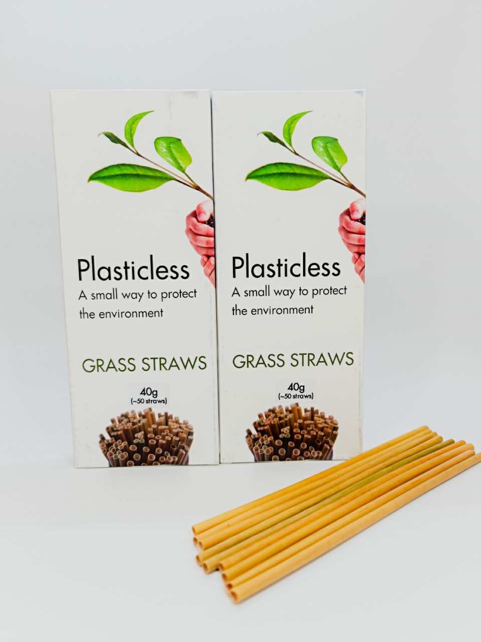 100 Ống hút cỏ (Grass Straws) Eco Friendly - Hàng cao cấp xuất khẩu - Sử dụng được cho tất cả các loại thức uống - Không tan hay biến dạng trong nước