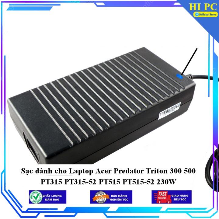 Sạc dành cho Laptop Acer Predator Triton 300 500 PT315 PT315-52 PT515 PT515-52 230W - Kèm Dây nguồn - Hàng Nhập Khẩu