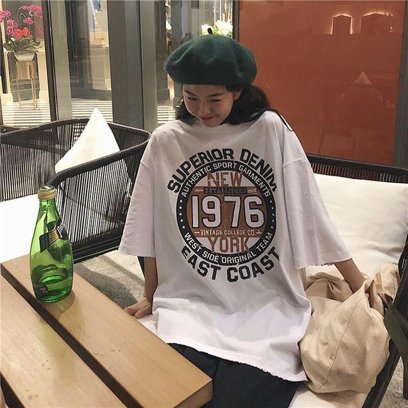 Áo thun unisex tay lỡ form rộng - Phông 1976