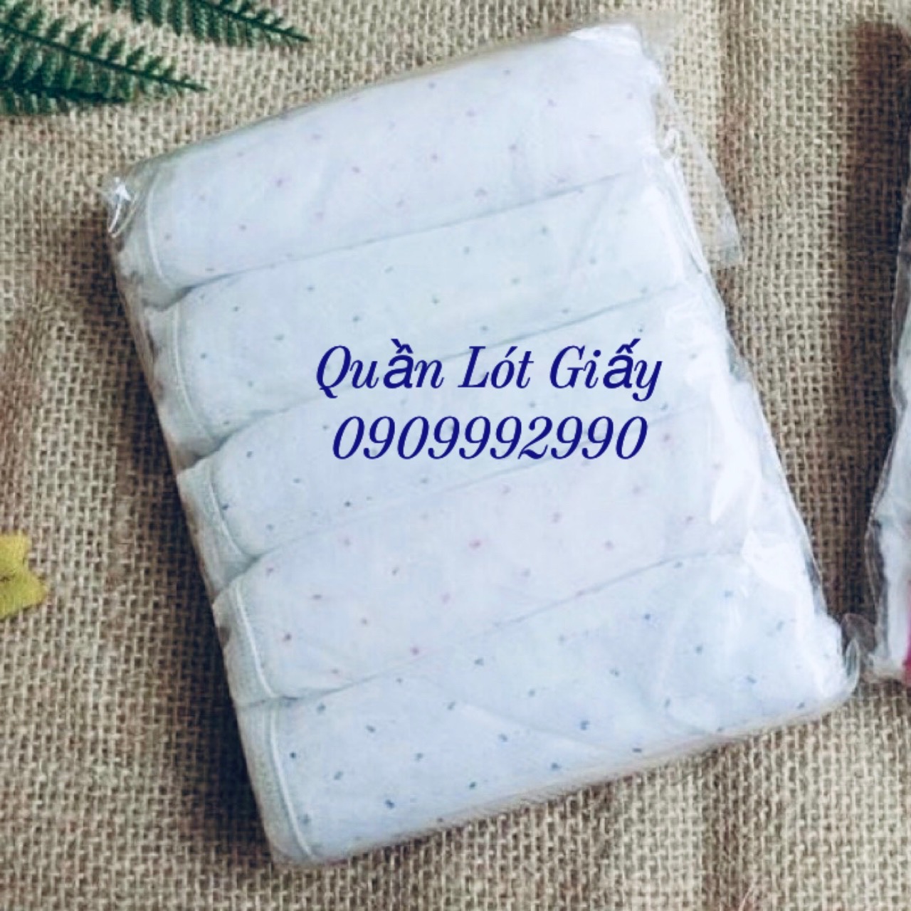 Quần Lót Giấy cho các mẹ sau khi sinh, 1 gói 5 chiếc (MSP: Đáy Liền)