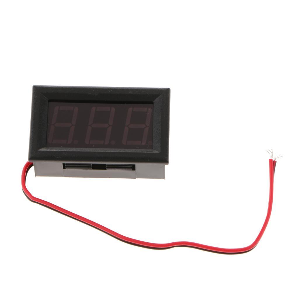 0.56" 2 Wire AC70-500V Digital Voltmeter Volt Voltage Meter Cars Motor
