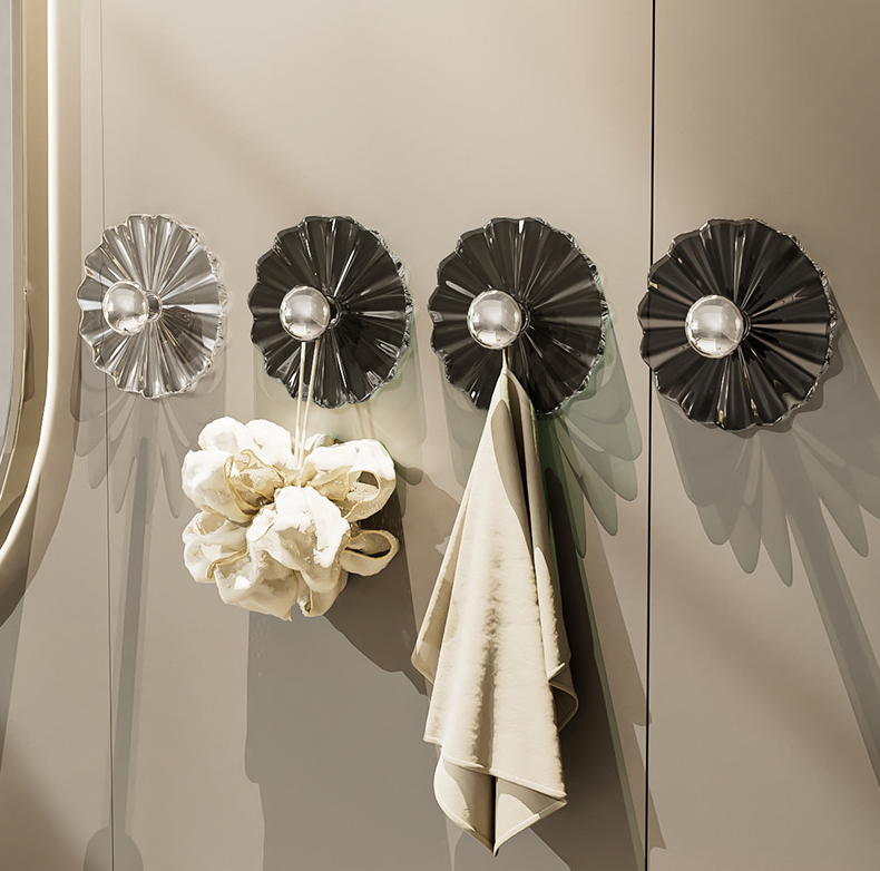 MÓC DÁN TƯỜNG HÌNH BÔNG HOA TREO ĐỒ-HT