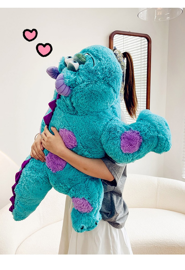 Gấu bông mềm Sulley/Sullivan Disney - Size từ 65cm đến 135cm - Quà tặng thú nhồi bông Sulley siêu dễ thương - Gối ôm gấu bông mềm mịn cho bé