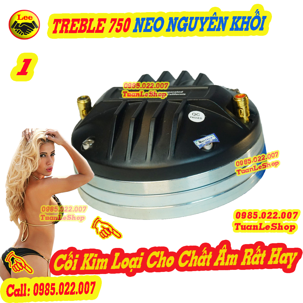 LOA TREBLE 750 NEO NGUYÊN KHỐI - COIL 74,5MM – GIÁ 01 CỦ LOA TREBLE - TREP 750 NEO J B