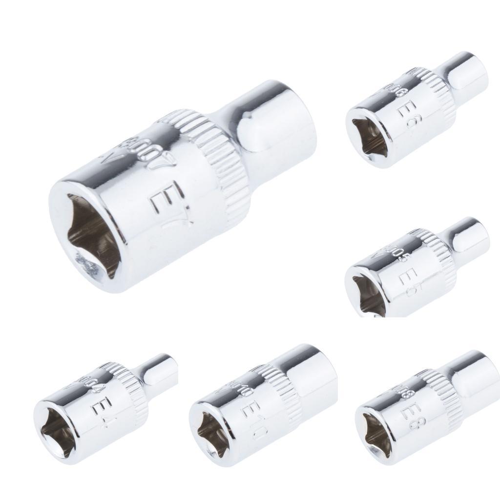 1/4 '' E-type Socket Wrench For Hexagon Screws, Rustproof, Durable