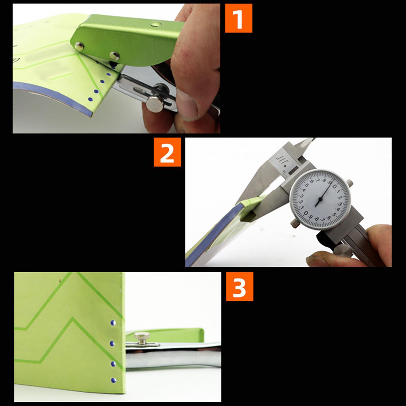 Round Hole Punch Punching Tool Portable Handhed Plier Paper Puncher Hole Puncher Single Shape for Office, Chipboard, Tag, DIY Craft, Card Making