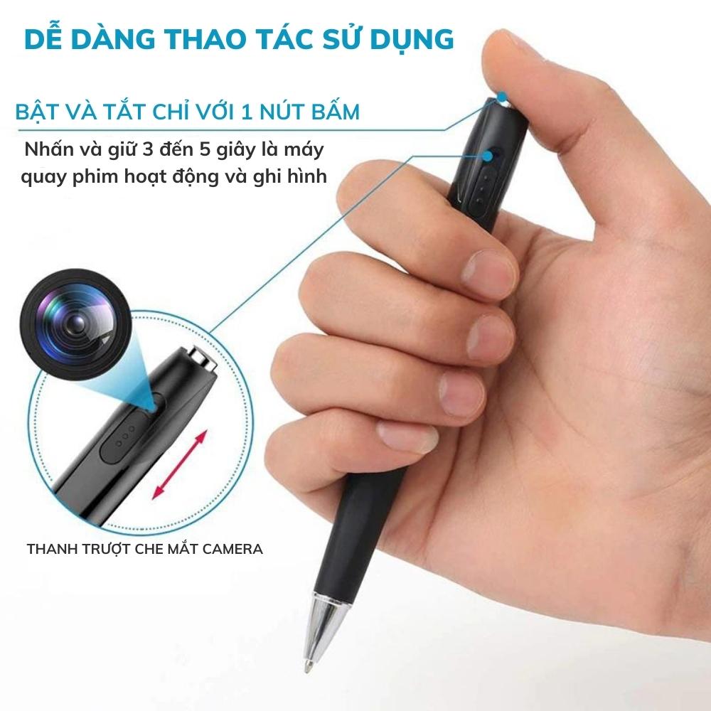 Máy quay phim mini V8 Pro cầm tay dạng cây bút viết