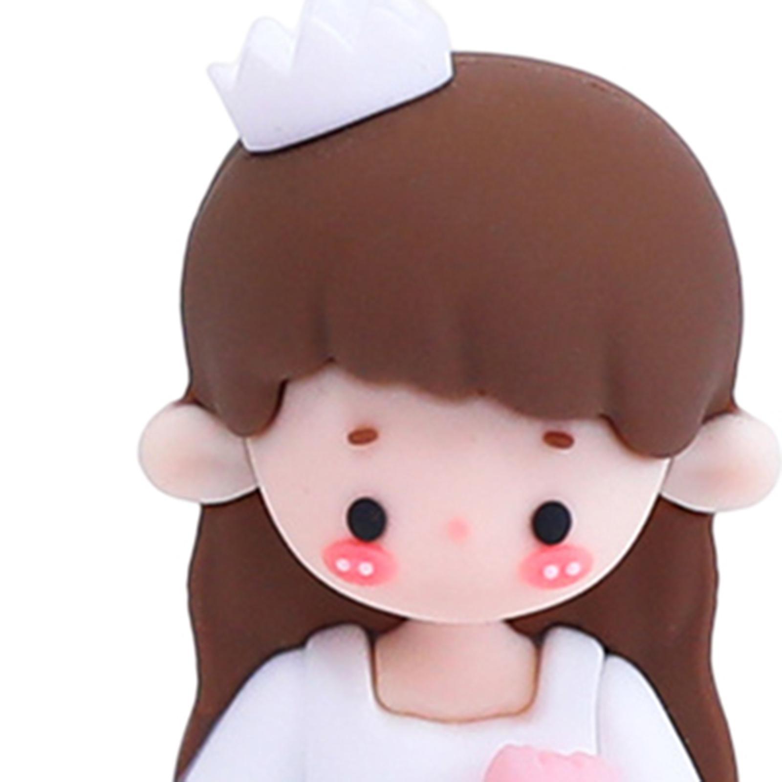 Doll Statue Sculpture Gnome Love Figures for Anniversary Desktop Living Room