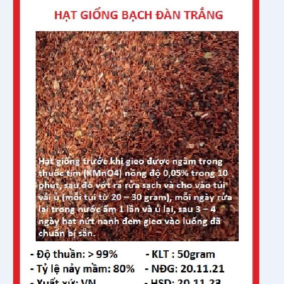 Hạt giống cây bạch đàn trắng dể trồng-gói 50 gram/tặng kèm gói phân bón lót