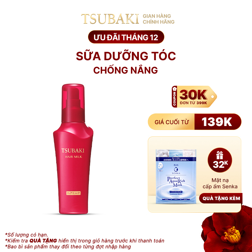 Sữa dưỡng tóc chống nắng - Phục hồi hư tổn 100mL