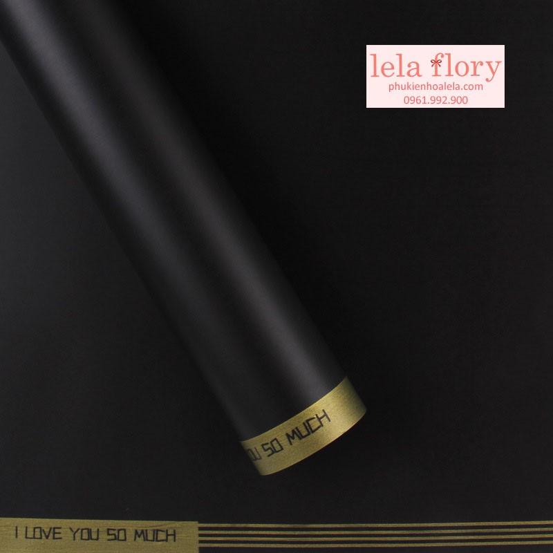 GIẤY BÓNG MỜ VIỀN I LOVE YOU SO MUCH - GIA0030