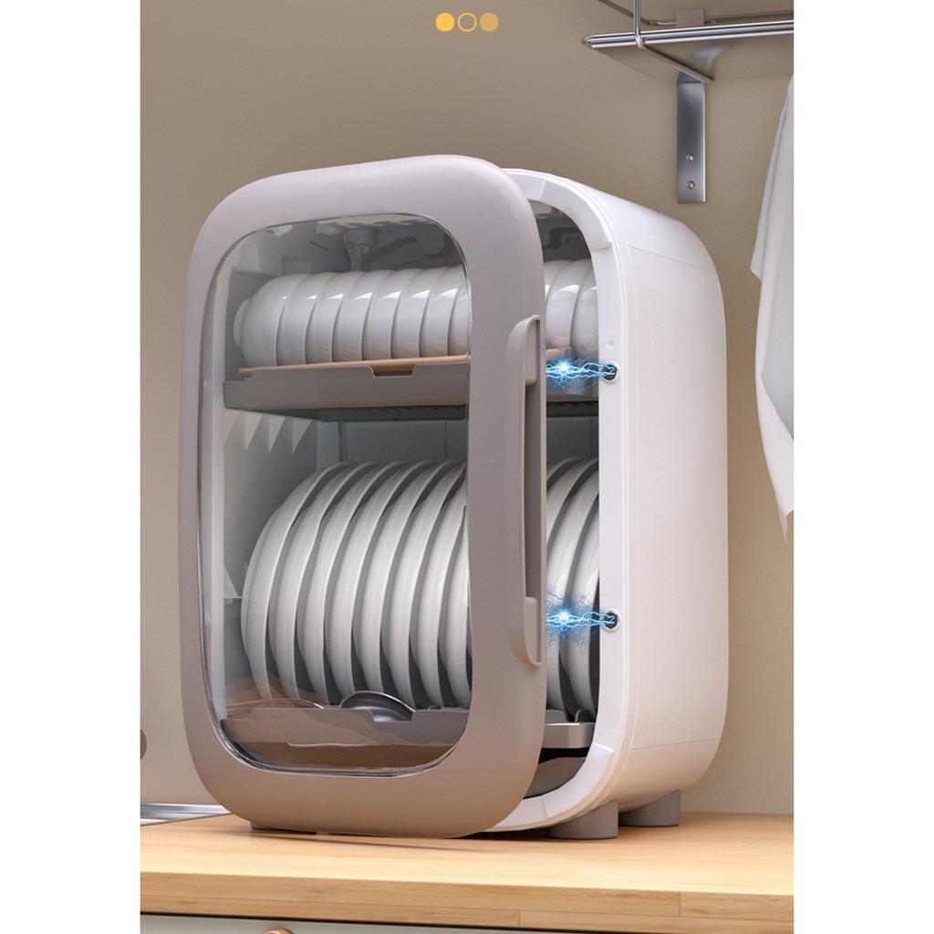 Tủ tiệt trùng tia UV đựng chén dĩa dụng cụ ăn uống GreenLife - AsiAMart