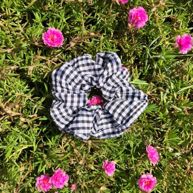 Cột tóc SCRUNCHIES caro vải đẹp