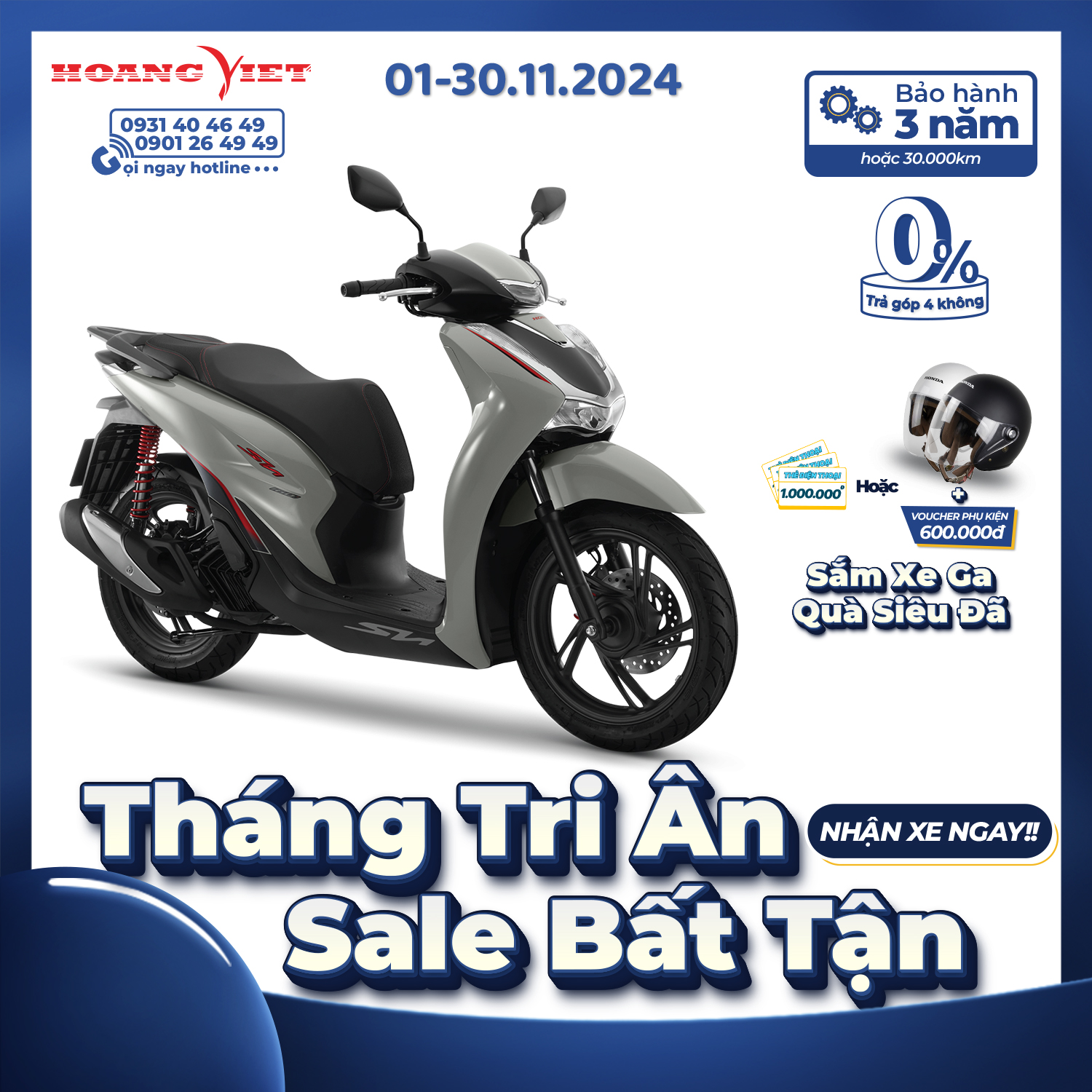 Xe Máy Honda SH 160i 2024 - Phiên Bản Thể Thao