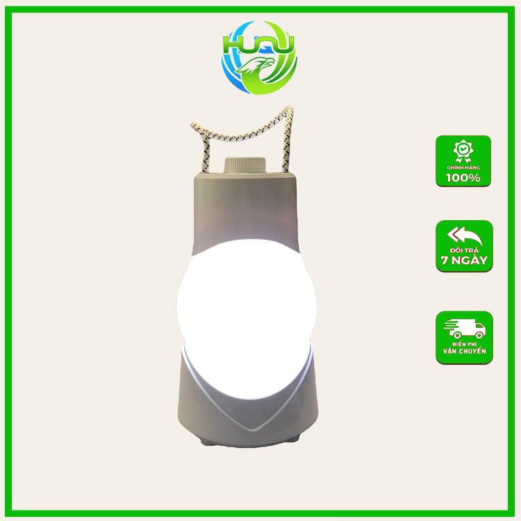 Đèn Dã Ngoại Sách Tay Huqu Thiết Kế Hiện Đại Có Thể Điều Chỉnh Độ Sáng Làm Đèn Ngủ HQ-UT-Hàng Chính Hãng