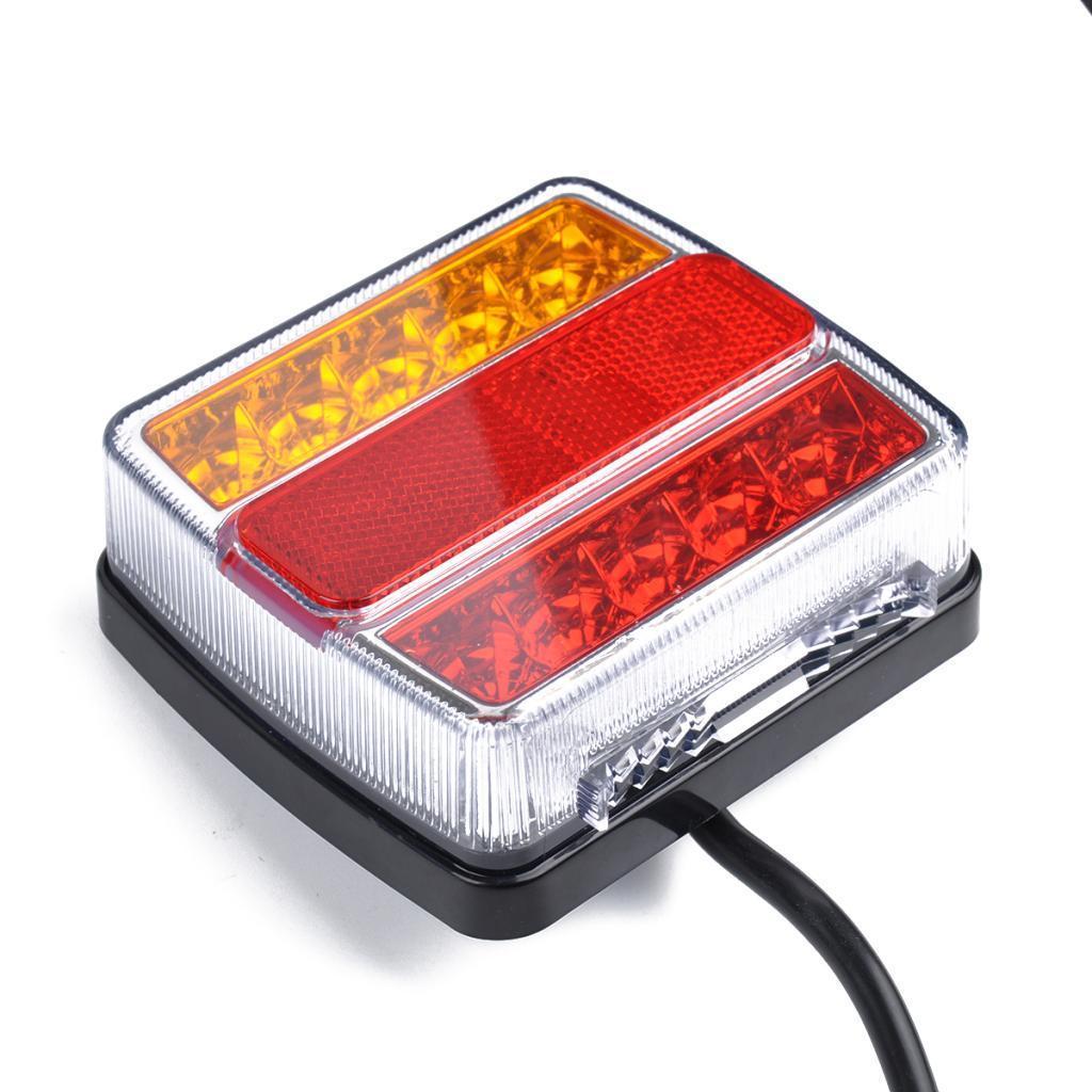 12V WATERPROOF SUBMERSIBLE LED TRAILER LIGHTS STOP/INDICATOR/TAIL LIGHT KITS