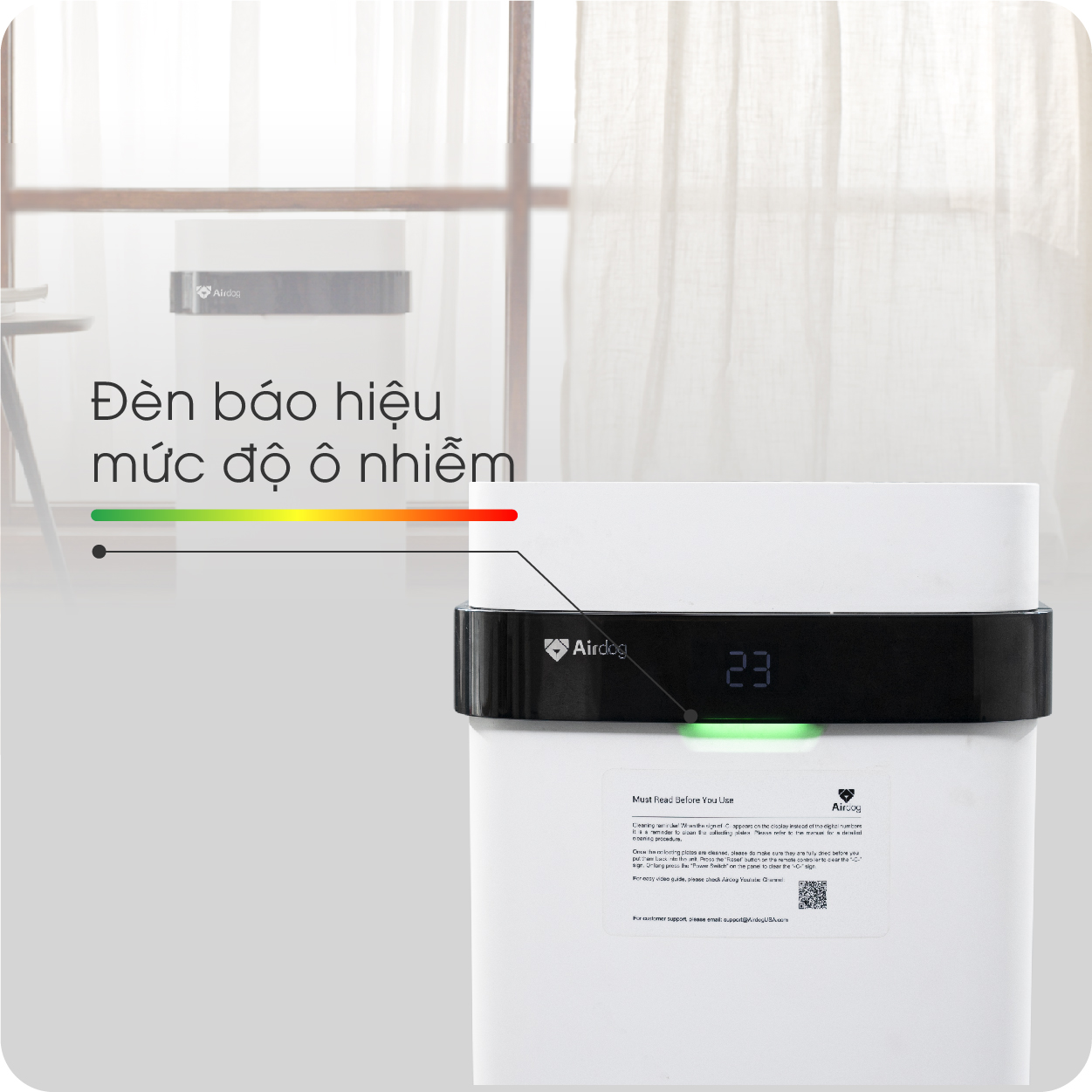 Máy lọc không khí gia đình Airdog - X5 - Hàng nhập khẩu chính hãng