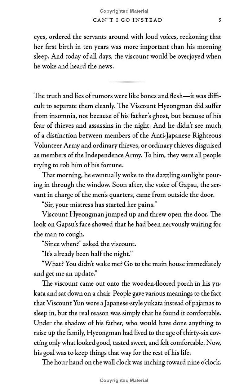 Sách ngoại văn: Can't I Go Instead