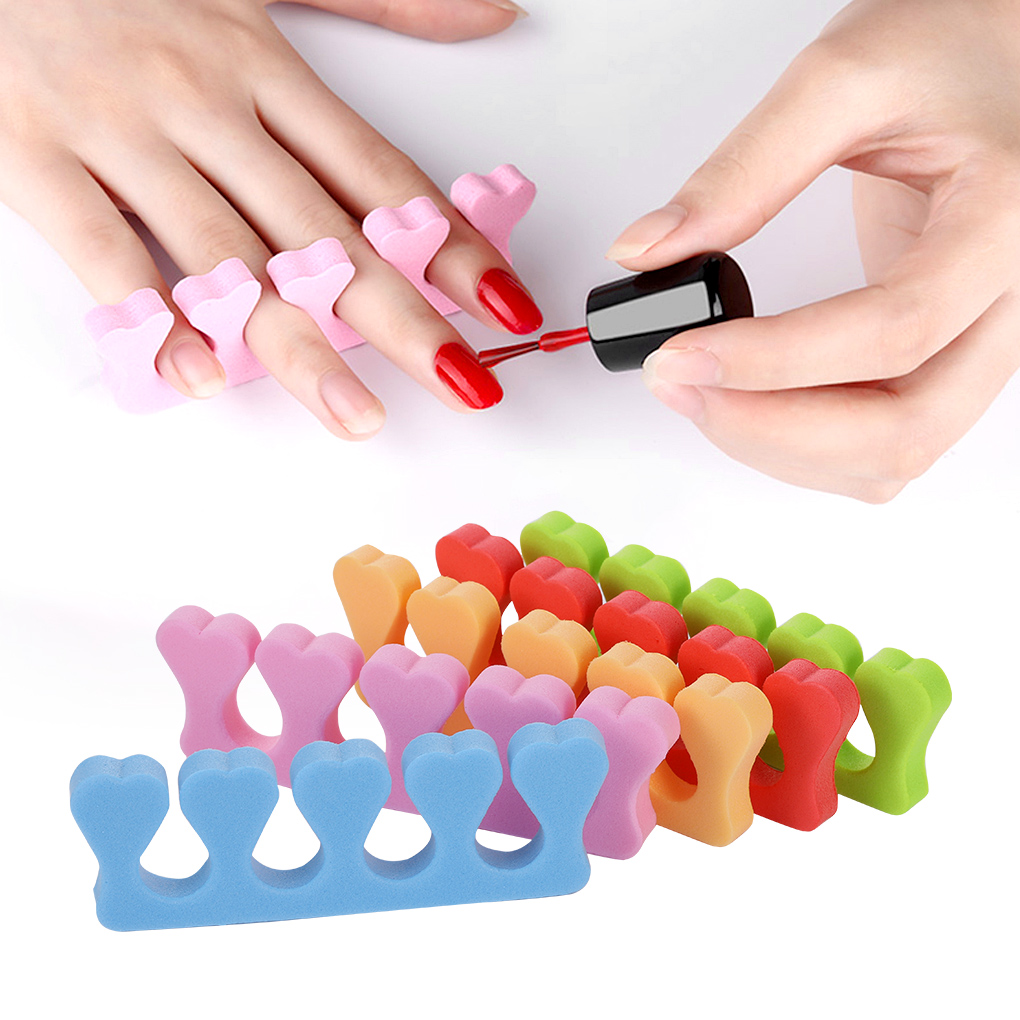 Xốp Chia Móng Làm Nail, Có độ Êm Tốt, Tạo Khoảng Cách Các Ngón Tránh Ảnh Hưởng Bề Mặt Khi Thao Tác, Thoải Mái Khi Sử Dụng, Không Bị Biến Dạng Theo Thời Gian