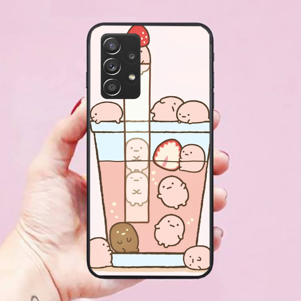 Ốp lưng dành cho điện thoại Samsung Galaxy A72-5G Hình Trà Sữa Cute