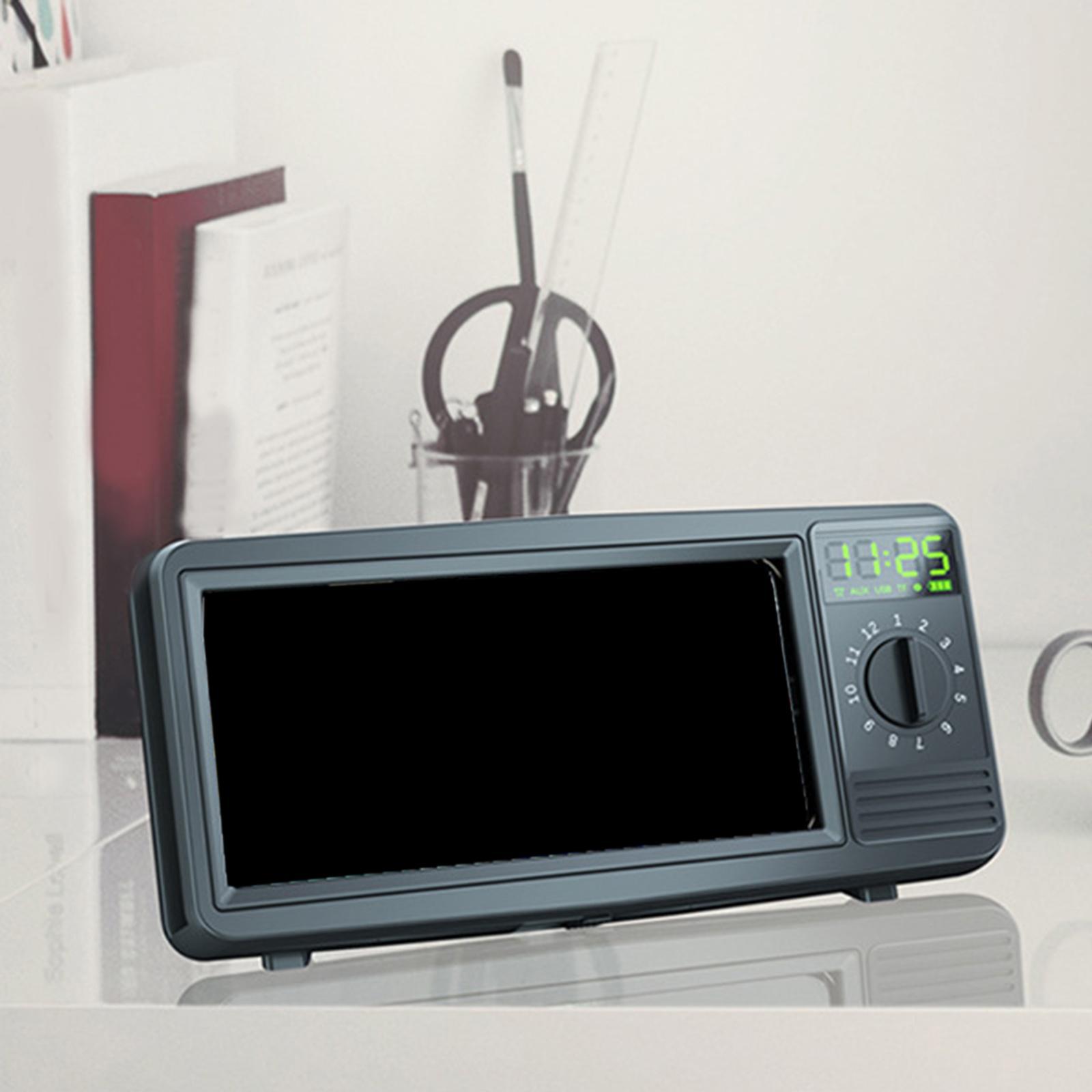 Bedroom Alarm Clock Bluetooth Speaker Cell Phones Wireless Charging Charger