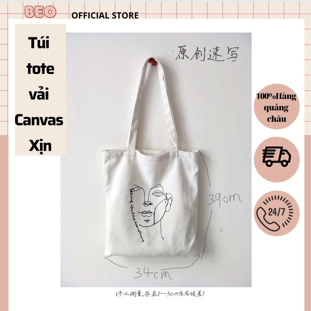 TÚI TOTE VẢI VINTAGE TÚI TOTE ULZZANG HENRIMATISEE