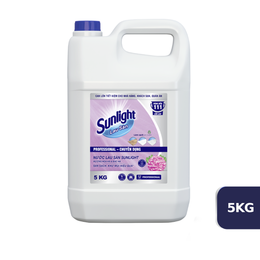 Thùng 2 Can Nước Lau Sàn Sunlight Chuyên Dụng 5kg Chính Hãng Unilever Cho Nhà Hàng Khách Sạn Quán Ăn