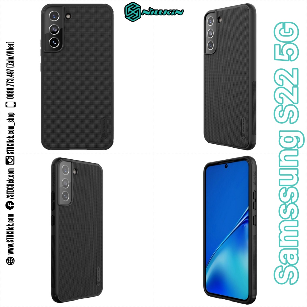 ỐP LƯNG DÀNH CHO ĐIỆN THOẠI SAMSUNG GALAXY S22 5G NILLKIN NHỰA CỨNG VIỀN DẺO