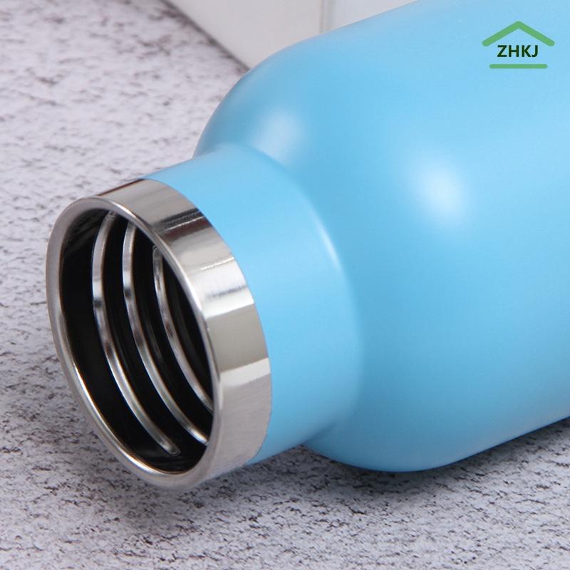 Bình Nước Inox 304 Giữ Nhiệt Màu Gradient Có Tay Cầm Thời Trang Dung Tích 350ML 500ML 600ML 750ML 1000ML