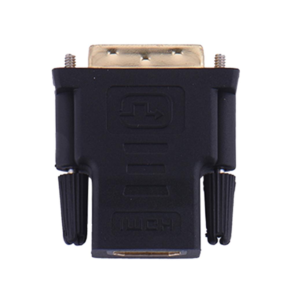 DVI 24+1 Pin Male To HDMI Female Converter Adapter For HDTV LCD Monitor