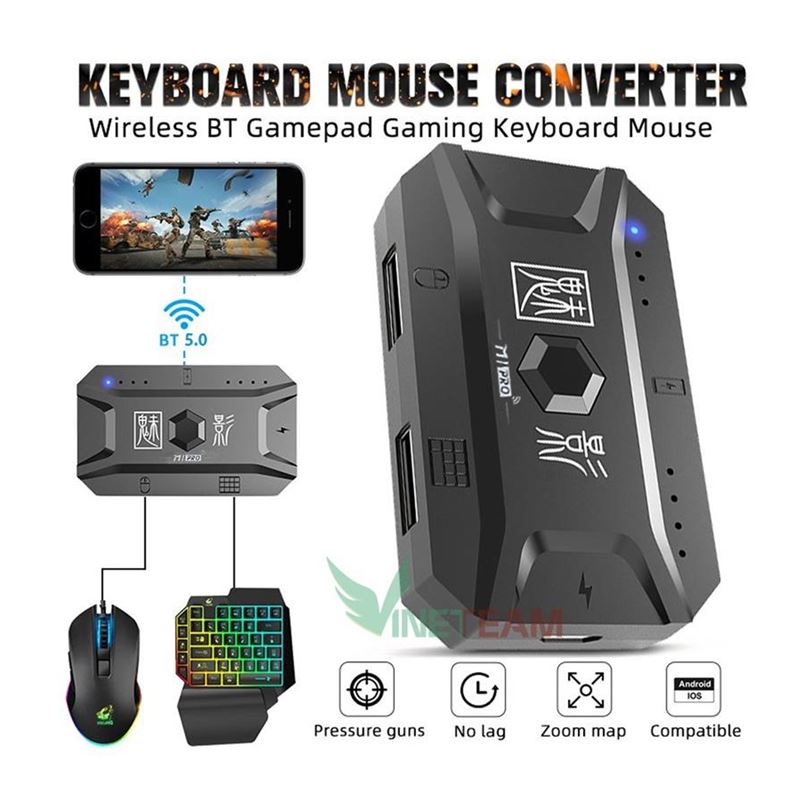 Bộ Chuyển Đổi Bàn Phím Chuột VINETTEAM Meiying M1 Pro/M2/M3 Chơi Game Pubg Mobile Kết Nối Hỗ Trợ Tất Cả Các Loại Chipset - Hàng Chính Hãng