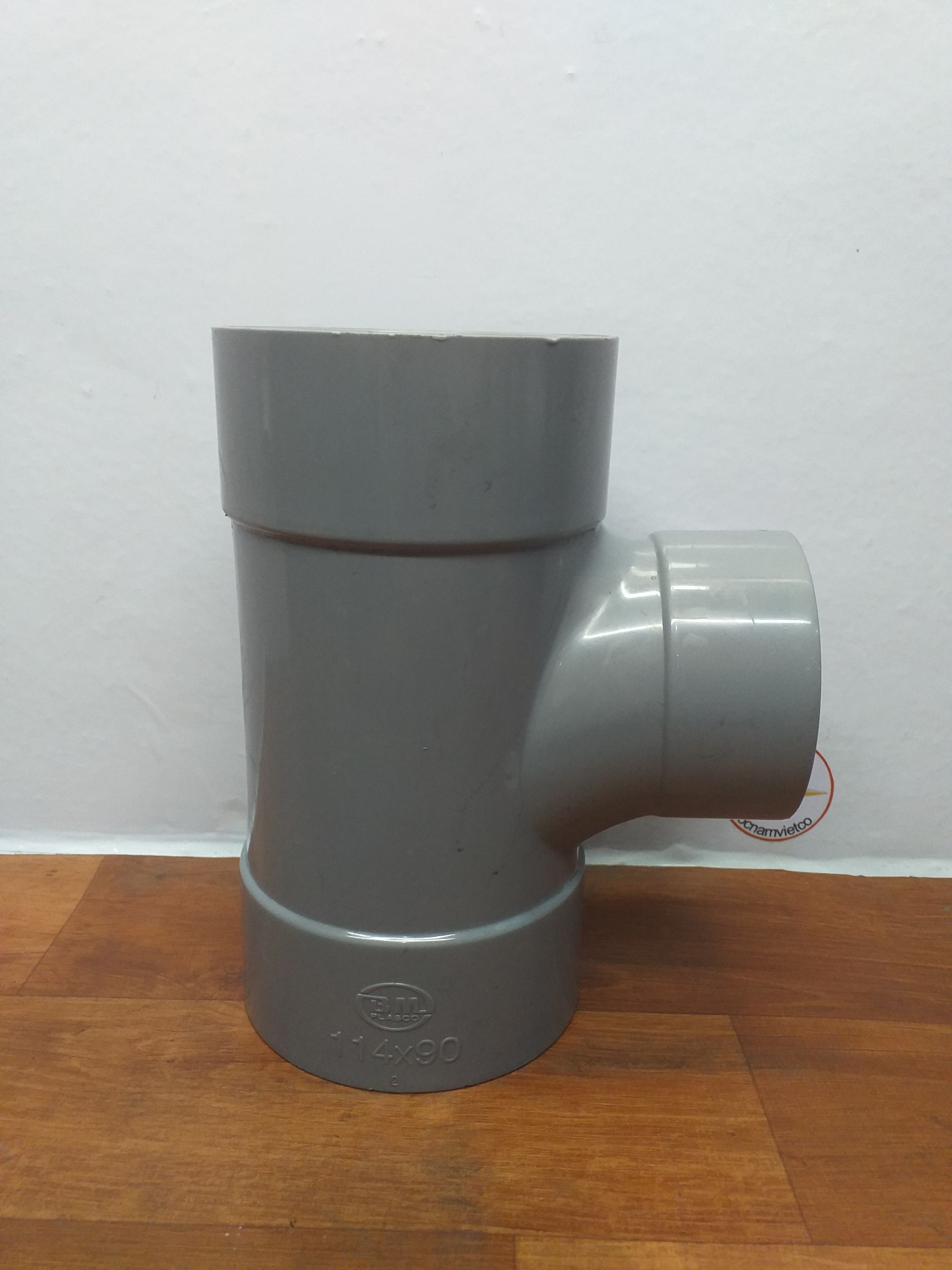 Tê cong 114 giảm 90 nhựa PVC Bình Minh