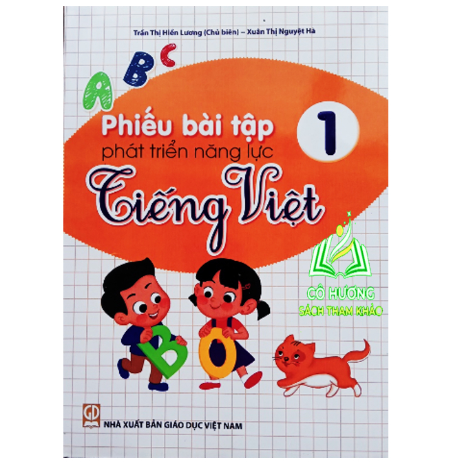 Sách - Phiếu bài tập phát triển năng lực Tiếng Việt lớp 1