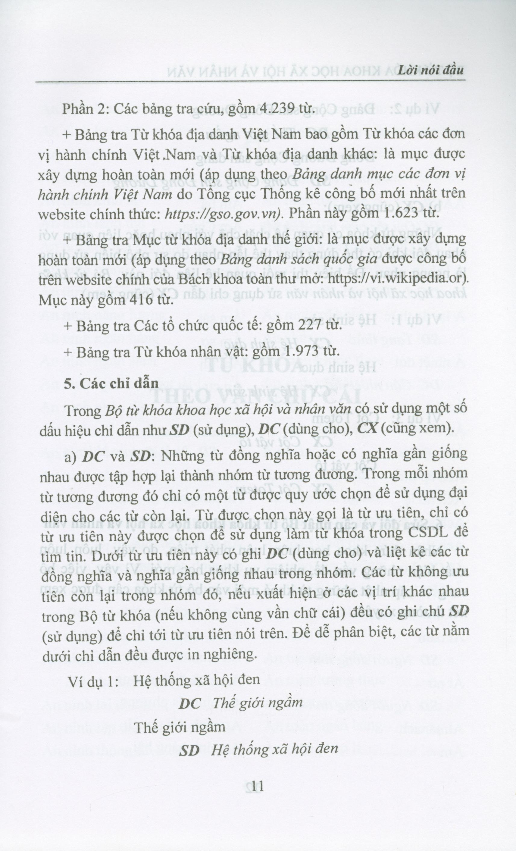 Bộ Từ Khóa Khoa Học Xã Hội Và Nhân Văn