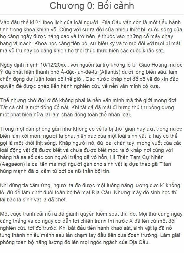 hỗn độn nhân loại chapter 0 1