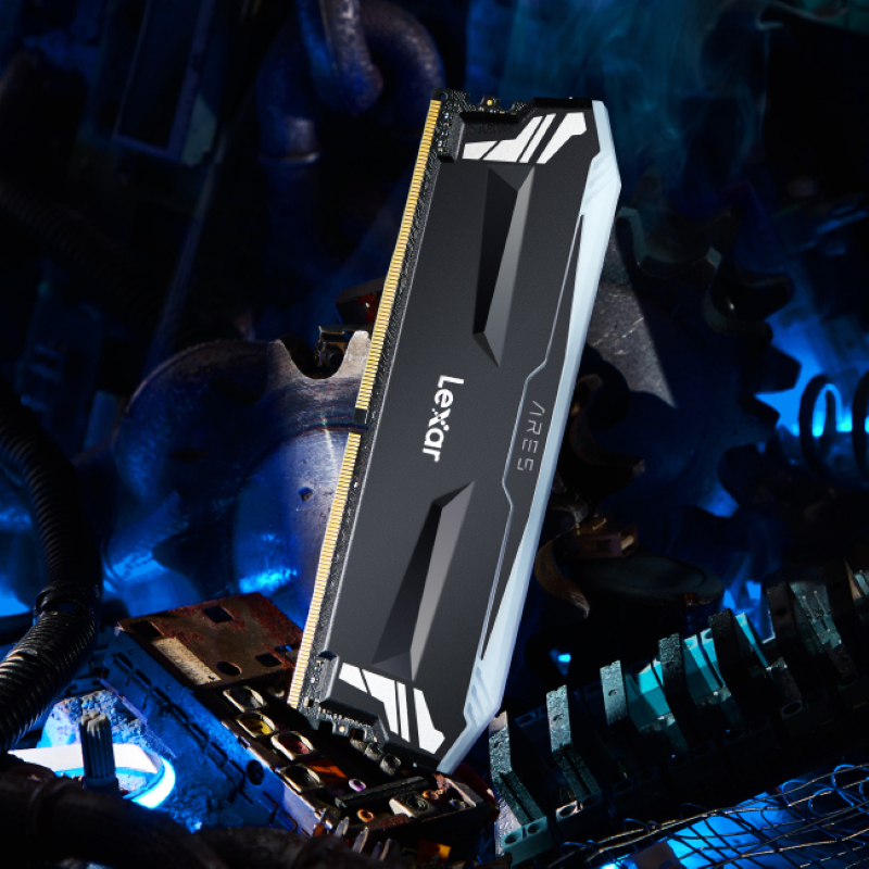 Ram máy tính 16GB/ 32GB Lexar ARES RGB DDR4 3600Mhz, Điều chỉnh RGB sống động, Bảo hành 5 năm - Hàng chính hãng
